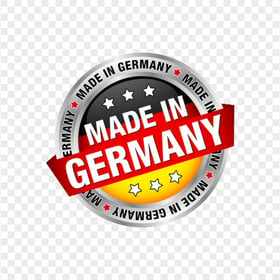 Download Round Made In Germany Sign Label PNG