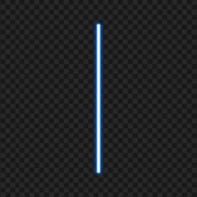 HD Vertical Blue Neon Glowing Line Effect PNG