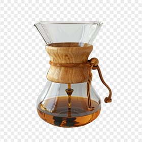 Traditional Glass Filter Coffee Maker HD Transparent PNG