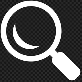 Magnifying Glass, Search White Icon Transparent PNG