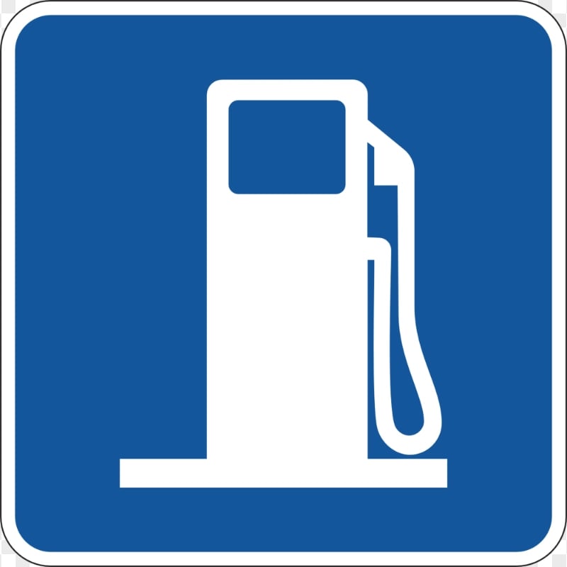 Fuel Station Traffic Sign PNG