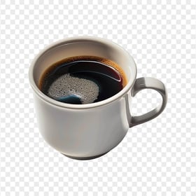HD Black Americano Coffee Mug Transparent PNG