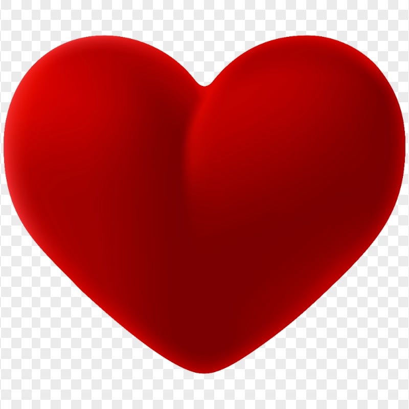 HD Beautiful Red Love Heart Clipart Valentine PNG