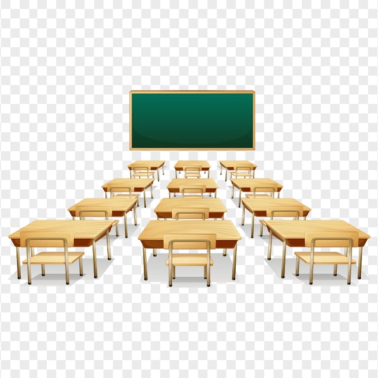 HD Cartoon Illustration Classroom Transparent PNG