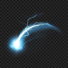 HD Blue Explosion Energy Electric Effect PNG