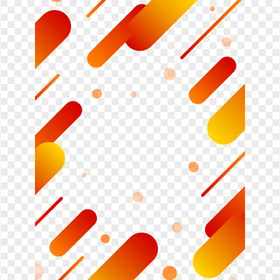 HD Oval Orange Shapes Abstract Transparent PNG