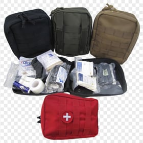 Opened Backpack & Bags First Aid Kit Emergency