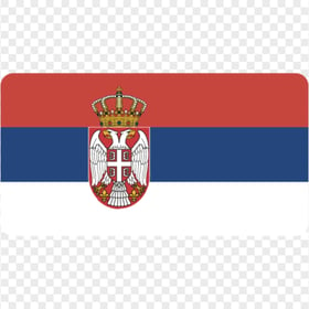 Banner Serbia Flag Icon PNG