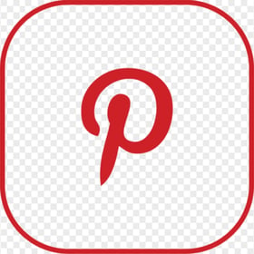 Outline Vector Pinterest App Icon