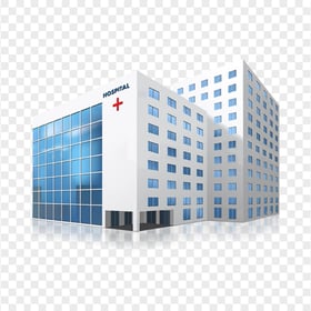 3D Hospital Emergency Healthcare Illustration