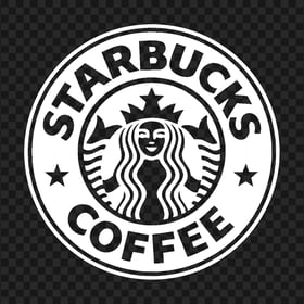 HD Starbucks White Circle Woman Logo PNG