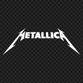 Metallica White Logo Transparent PNG