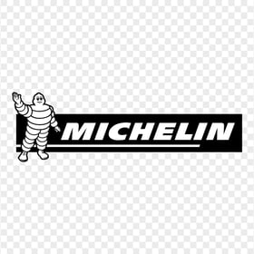 Michelin Black & White Logo Transparent PNG