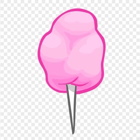 Clipart Pink Cute Candy Cotton PNG