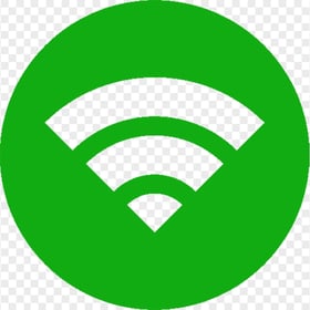 Wireless Wifi Round Green Logo Icon PNG IMG