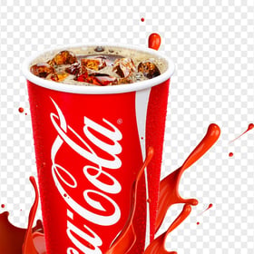 HD Coca Cola Cup Ice PNG