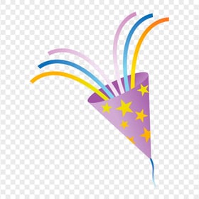 Vector Paper Confetti Hat Cone PNG