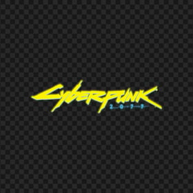 HD Cyberpunk 2077 Game Official Logo Neon Style PNG