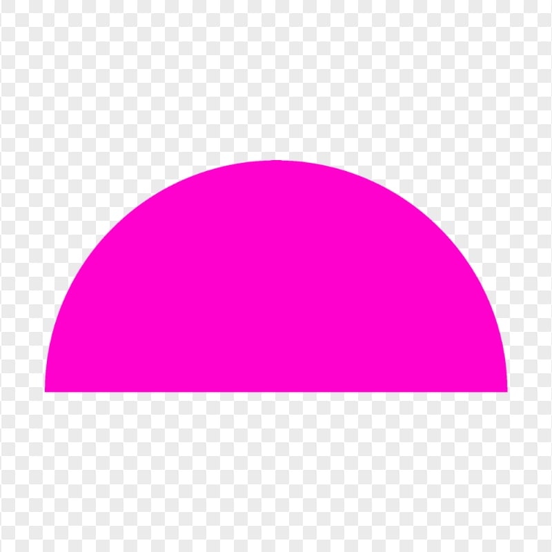 Pink Half Semi Circle PNG IMG Citypng