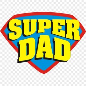 HD Superman Super Dad Logo Hero PNG