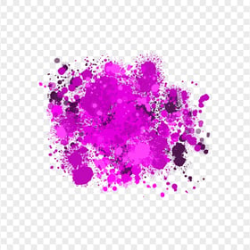 Pink Abstract Paint Splat HD Transparent Background