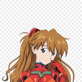 HD Asuka Langley Evangelion Transparent Background