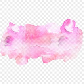 HD Pink Watercolor Brush Effect PNG