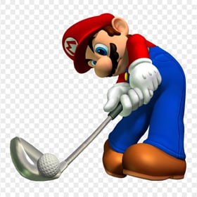 HD Mario Golf Character PNG
