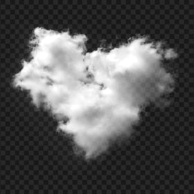 Download HD Cloud Heart Shape PNG