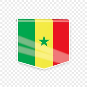 Senegal SEN Hangs Flag Icon