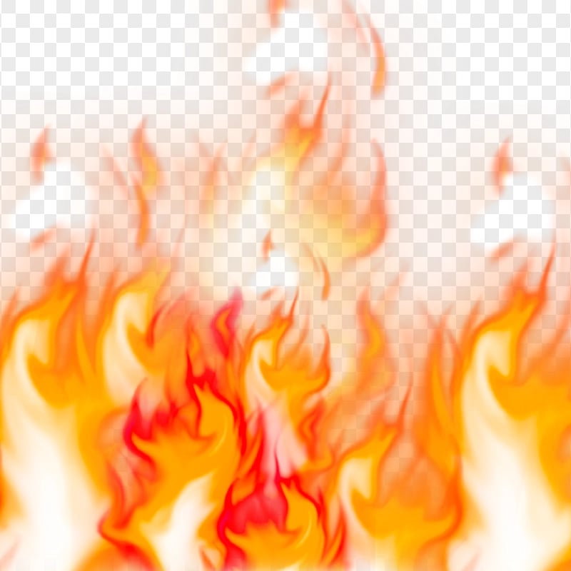 Fire Flame Without Smoke Illustration