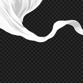 Download Fabric White Textile Ribbon Silk PNG