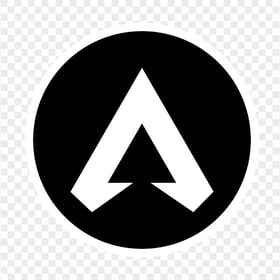 HD Round Black & White Apex Legends Round Logo Symbol PNG