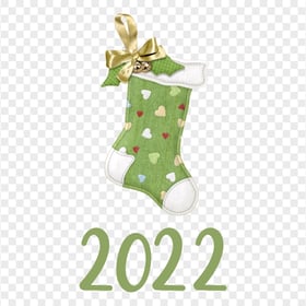 HD 2022 New Year Decoration PNG