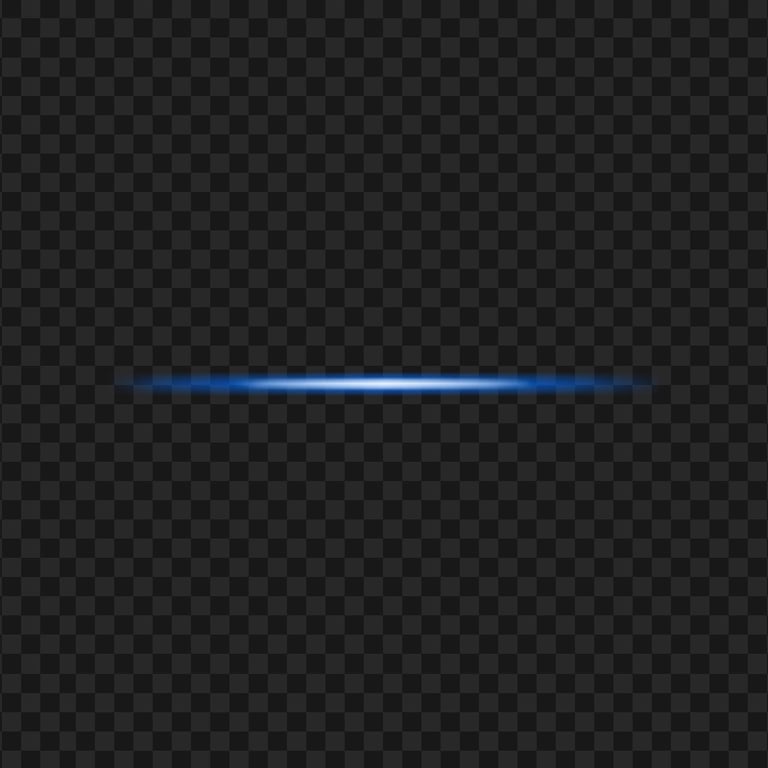 HD Blue Neon Glowing Line Effect PNG