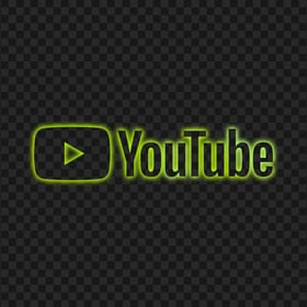 HD Green Lime Neon Aesthetic Youtube YT Logo PNG