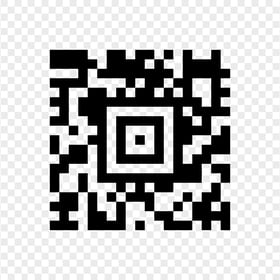 Download Black QR Code Barcode PNG