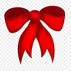 Cartoon Red Gift Bow HD Transparent Background