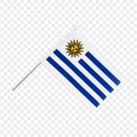 Uruguay Paper Small Flag Pole HD PNG