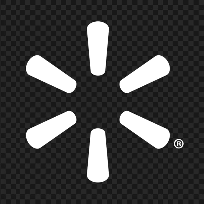 Walmart White Symbol Sign Logo PNG | Citypng