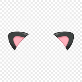Sticker Of Cute Kawaii Cat Ears Transparent Background