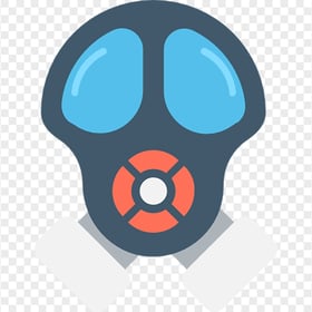 Flat Gas Mask Illustration Headgear Icon