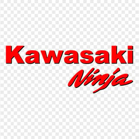 Logo Ninja Kawasaki Red Image PNG