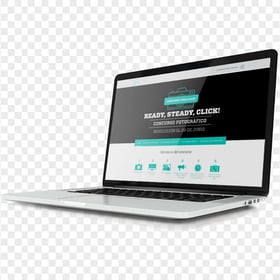 MacBook Pro Laptop Display Website Mockup