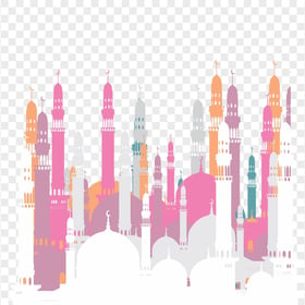 Vector Mosque Colorful Islamic Background