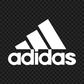 Adidas White Logo HD PNG
