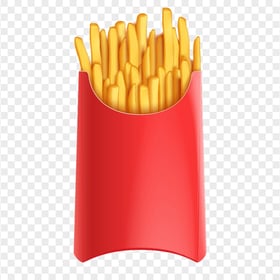 MCdonald's Illustration French Fries Cup PNG