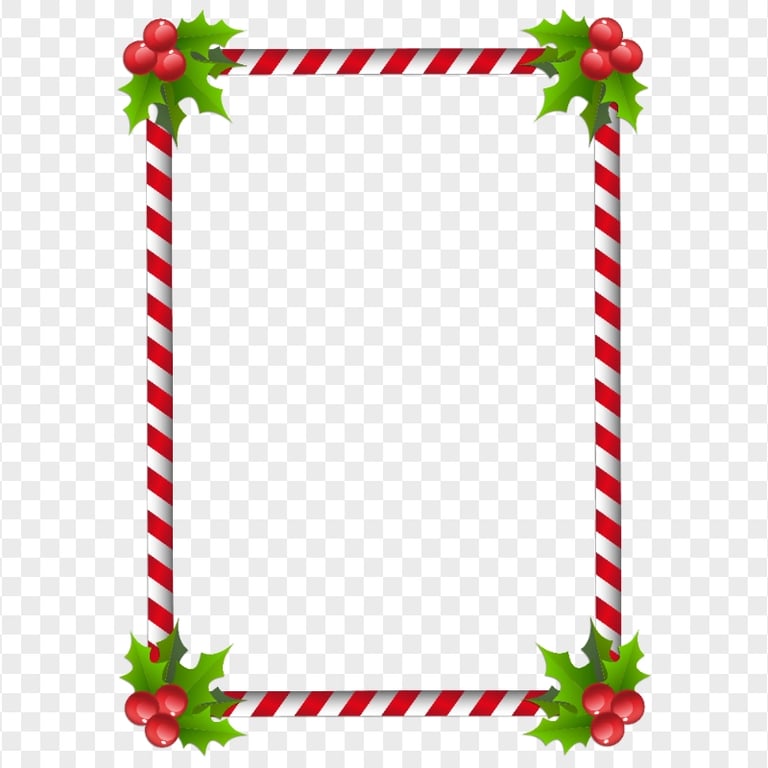 PNG White & Red Christmas Holiday Frame | Citypng