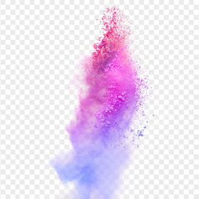 Pink & Blue Powder Dust Smoke Explosion PNG