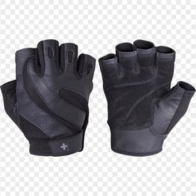 Harbinger Black Gym Bodybuilding Gloves
